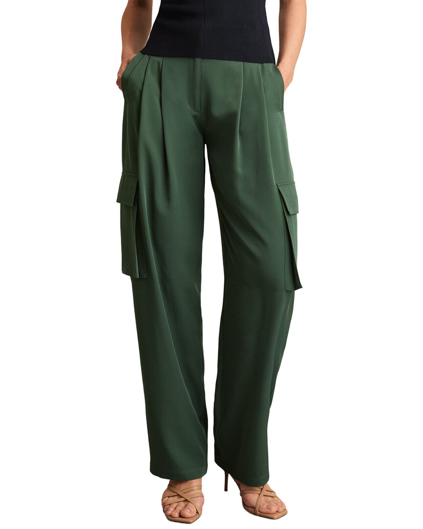 Reiss Orla Cargo Trouser In Green