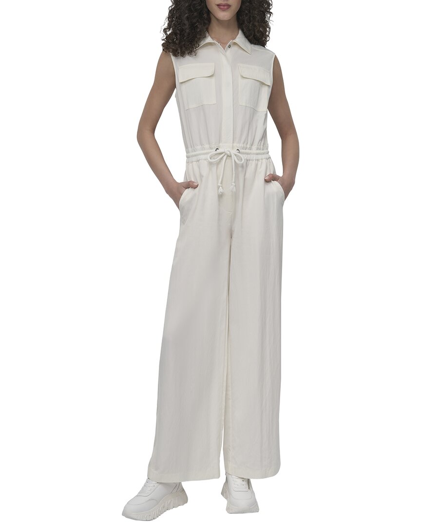 Dkny Jumpsuit In White