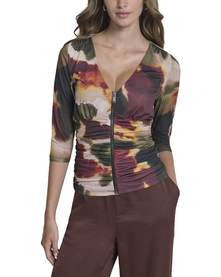 Dkny Knit Top In Multi