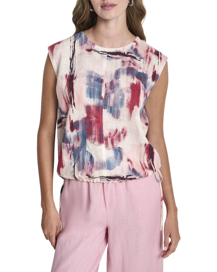 Dkny Sleeveless Linen Shirt