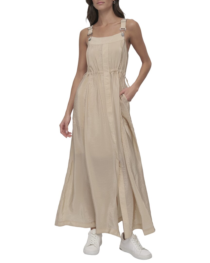 Dkny Overall Dress In J1u-chino Khaki