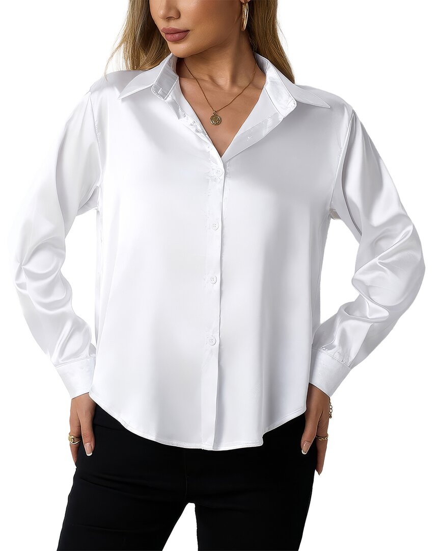 Adele Berto Shirt In White