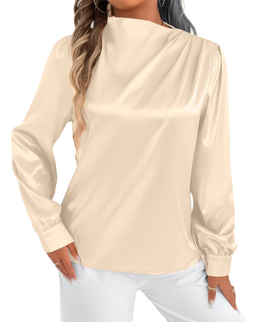 Adele Berto Blouse In Neutral