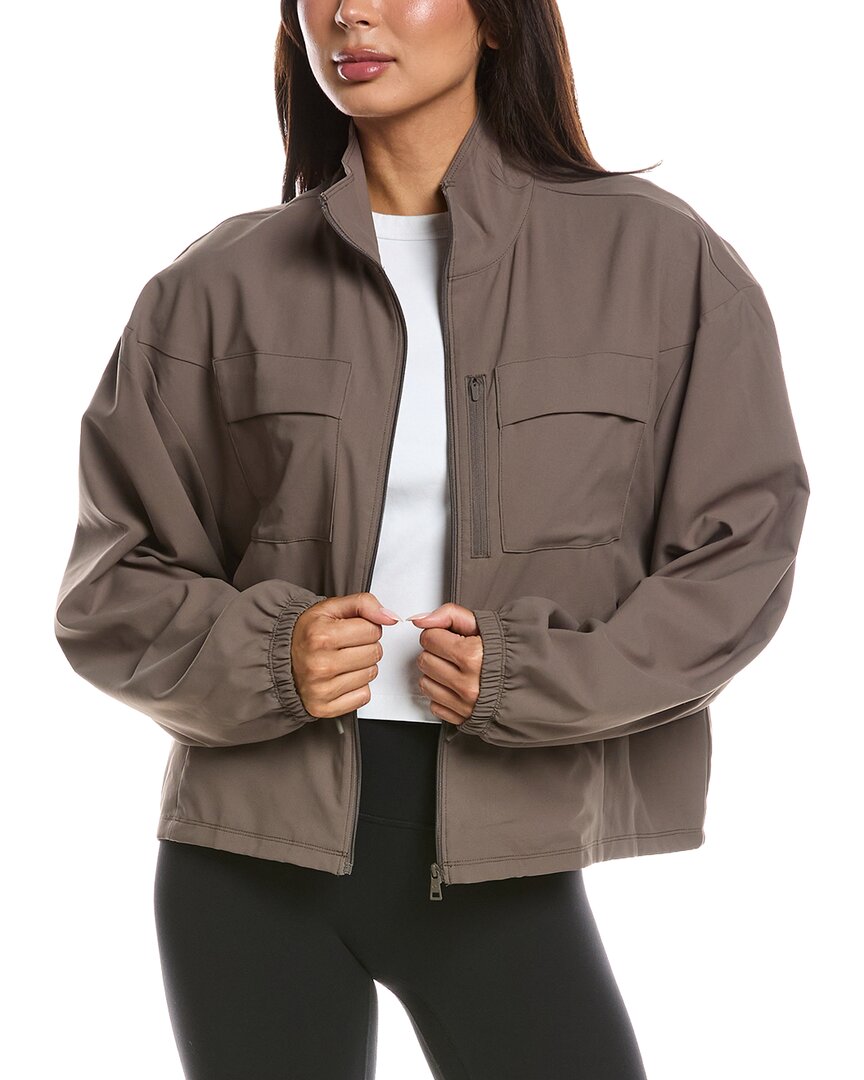 Beyond Yoga City Chic Jacket In Gray