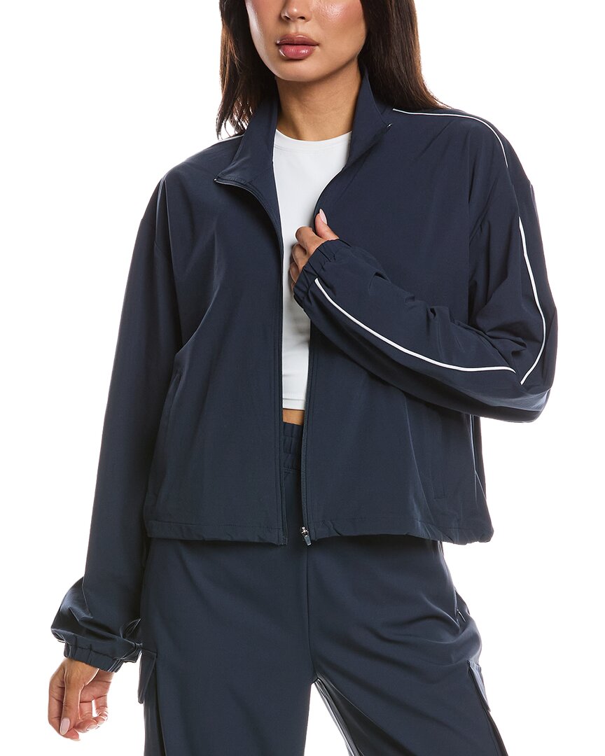 Beyond Yoga Track Jacket In Black