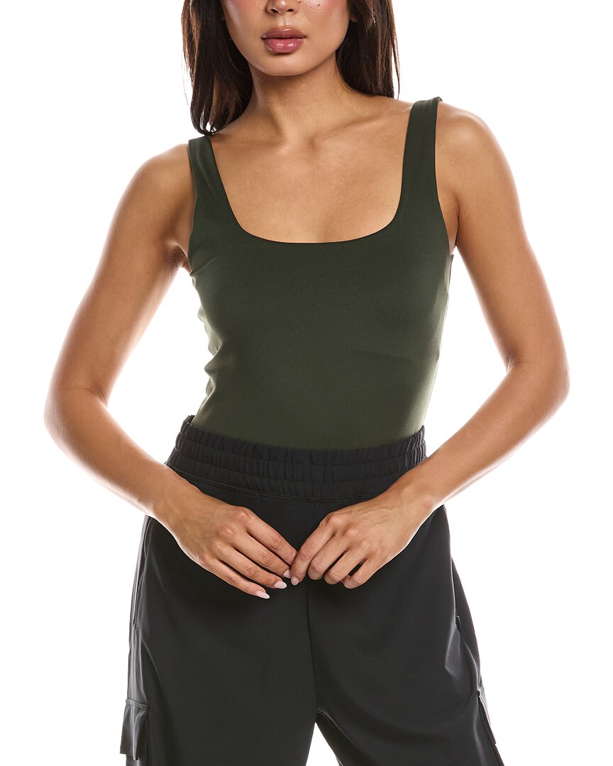 Beyond Yoga Base Tank Bodysuit In Green