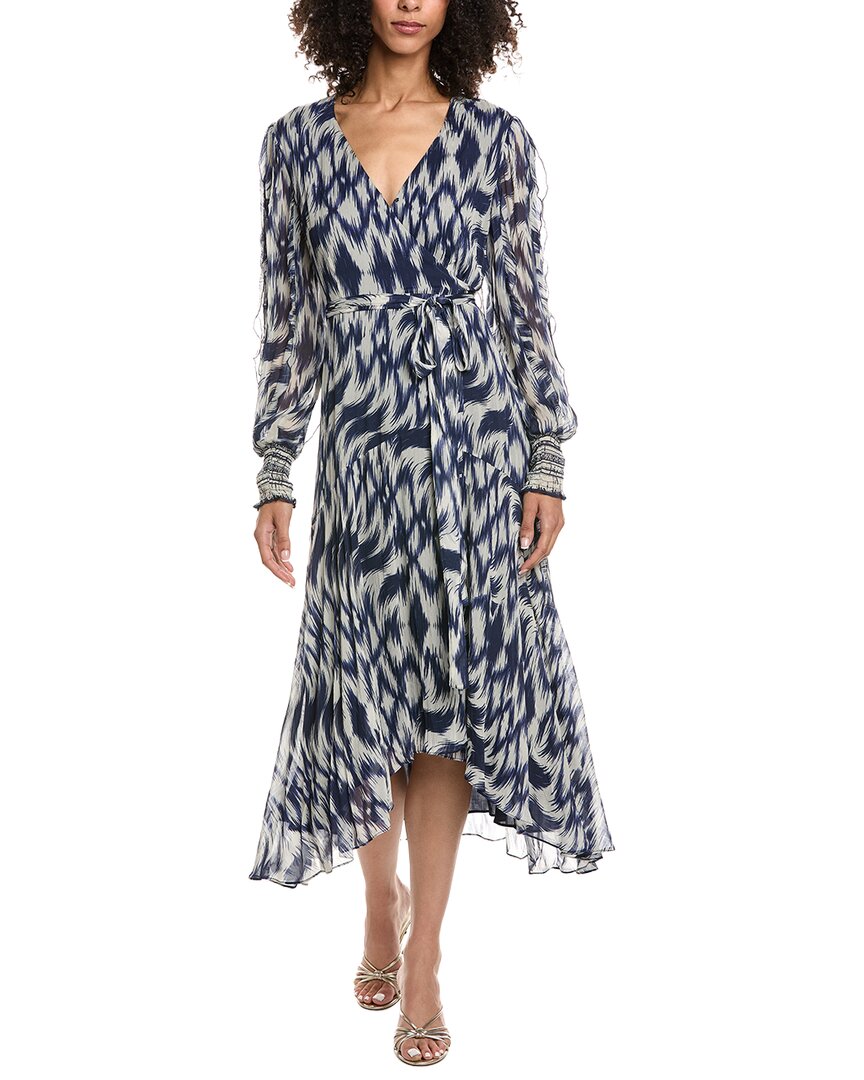 Caballero Collection Saison Dress In Blue Katsuri