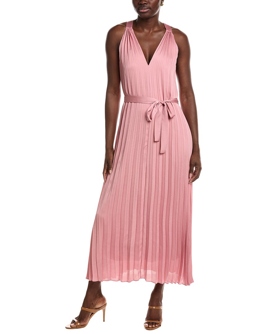 Ungaro Susan Halter Maxi Dress In Pink