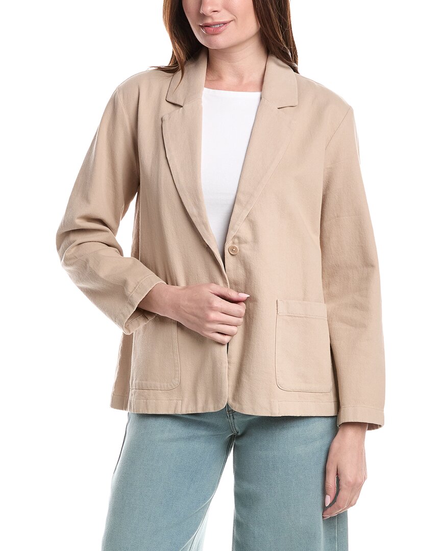 Eileen Fisher Blazer In Brown