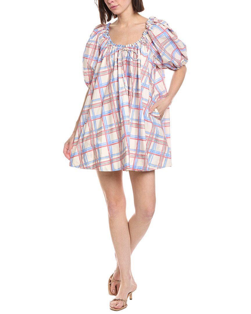 Jacquie The Label Emma Mini Dress In Multi