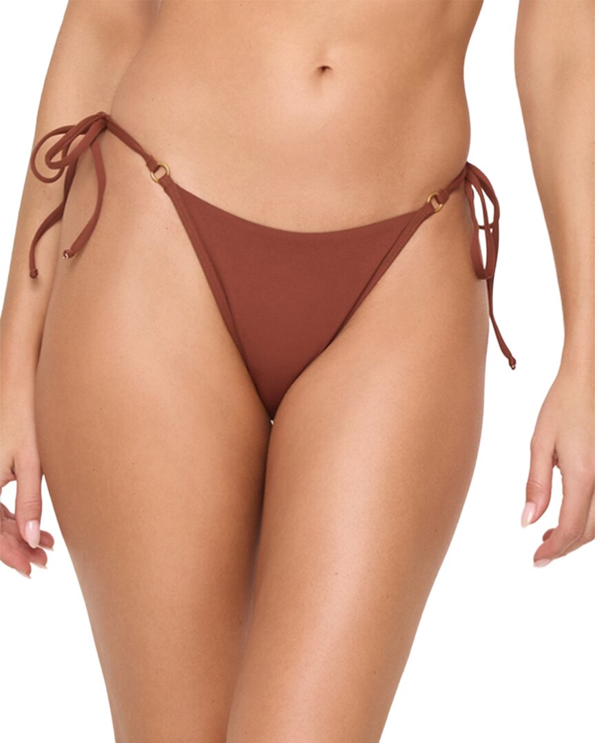 L*space Banning Bottom Tanga In Brown