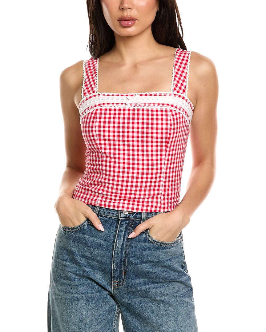 Avantlook Check Top In Red