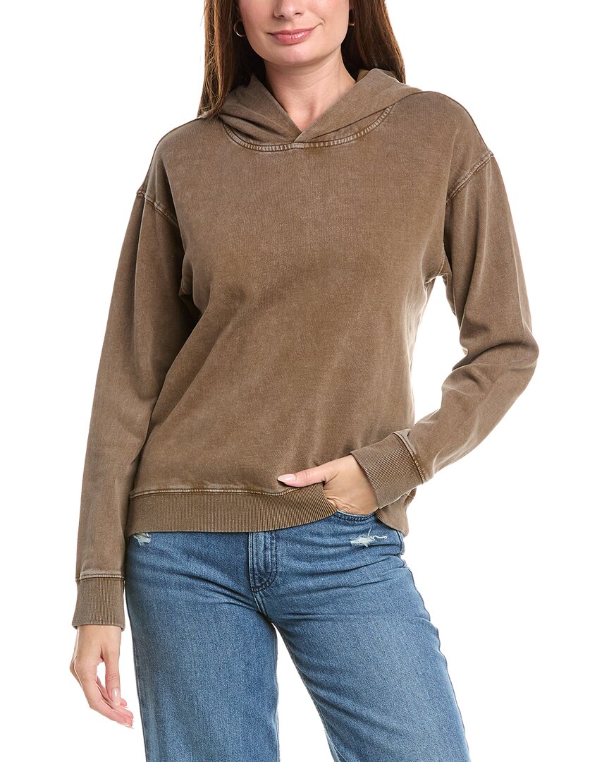 Chaser Fleece Martini Hoodie In Brown