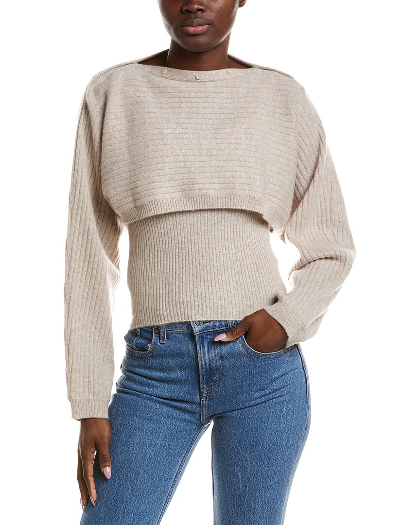 Naadam 2pc Cashmere Sweater Set In Brown