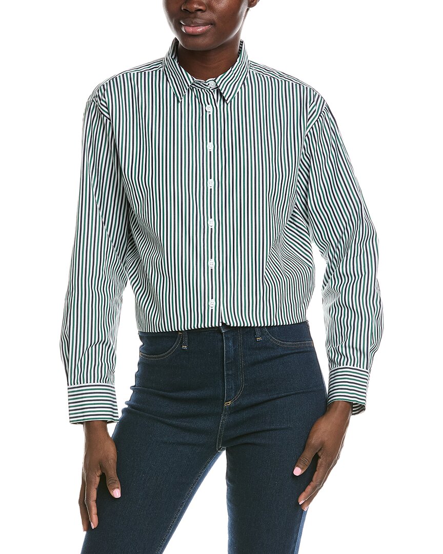 Spanx Oversized Button Down Shirt In Multi
