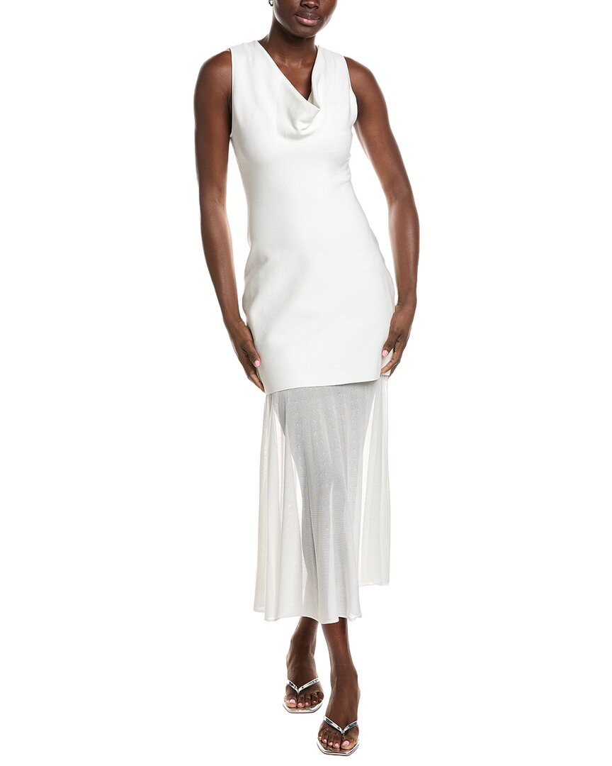 Simkhai Xena Maxi Halter Dress In White
