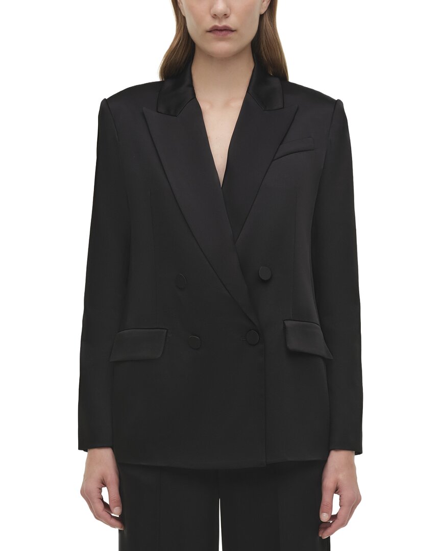 Simkhai Norah Double Breasted Blazer In Black