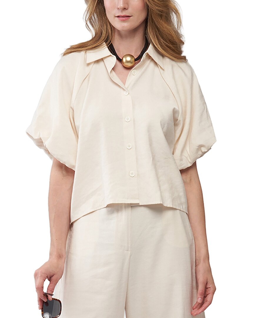Insight New York Novelty Top In White