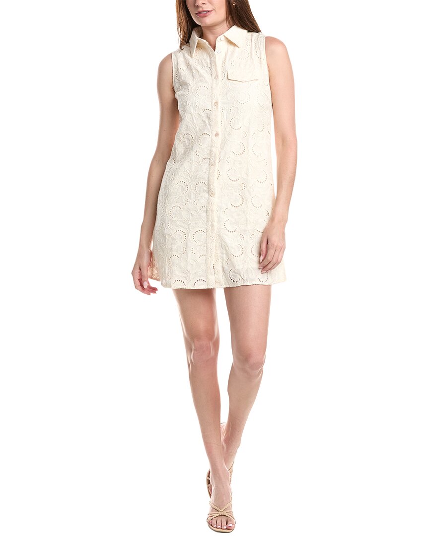 Anna Kay Aqua Lace Mini Dress In Multi