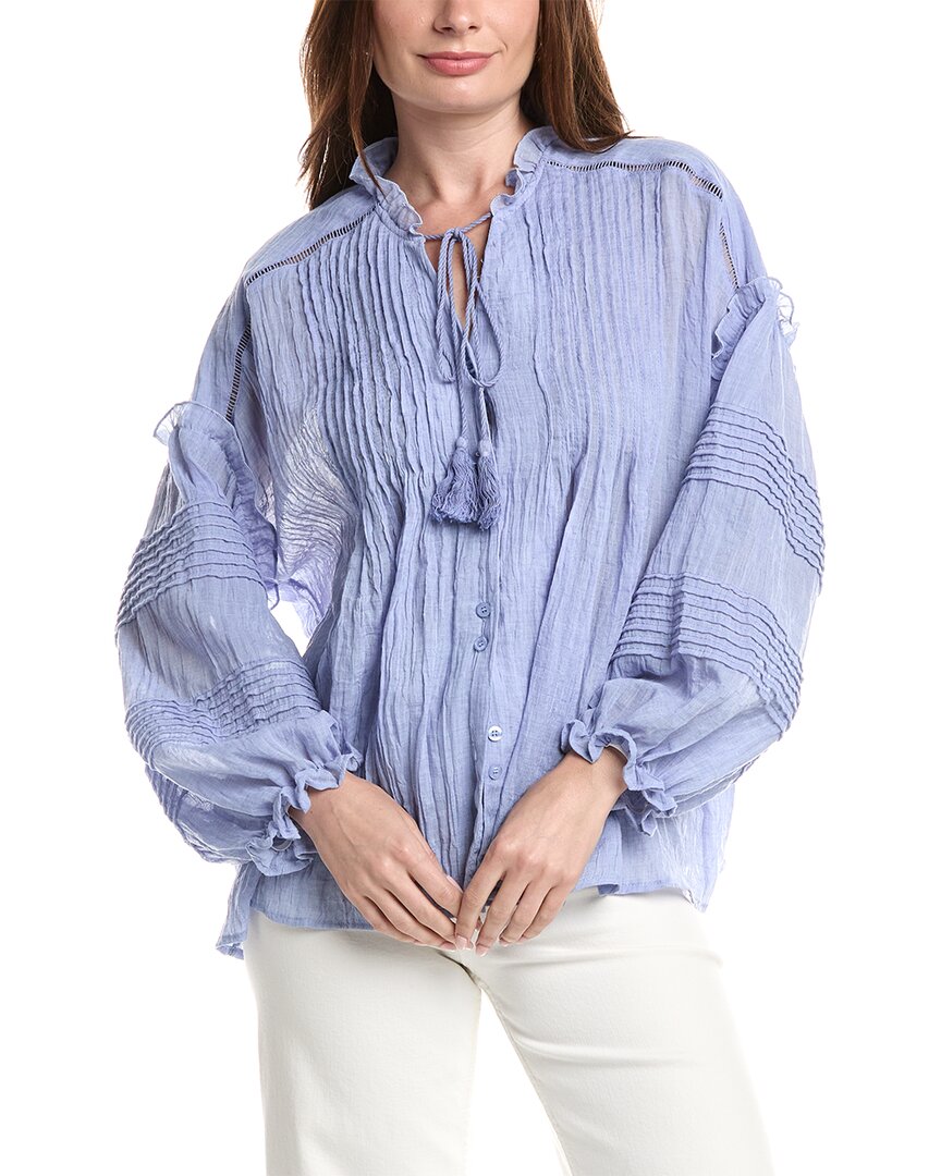 Anna Kay Blouse Ethic In Animal Print
