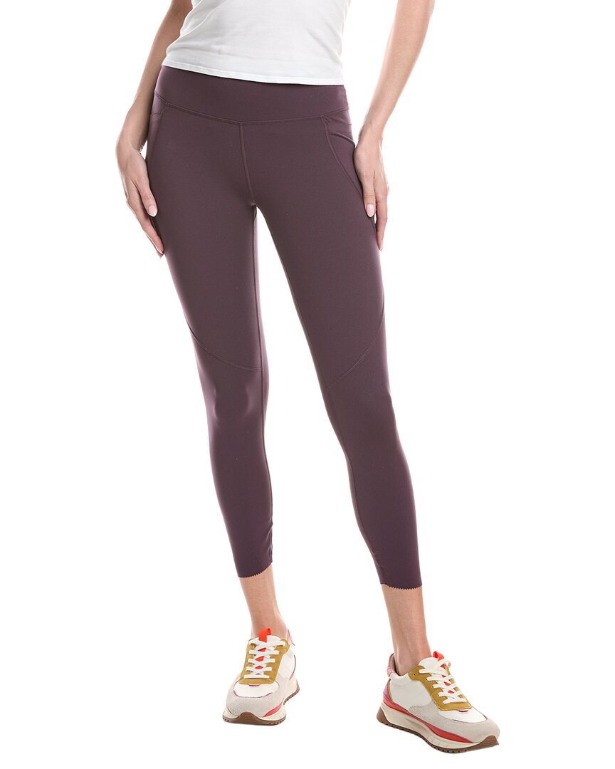Sweaty Betty 22in Mini Scallop Legging In Purple