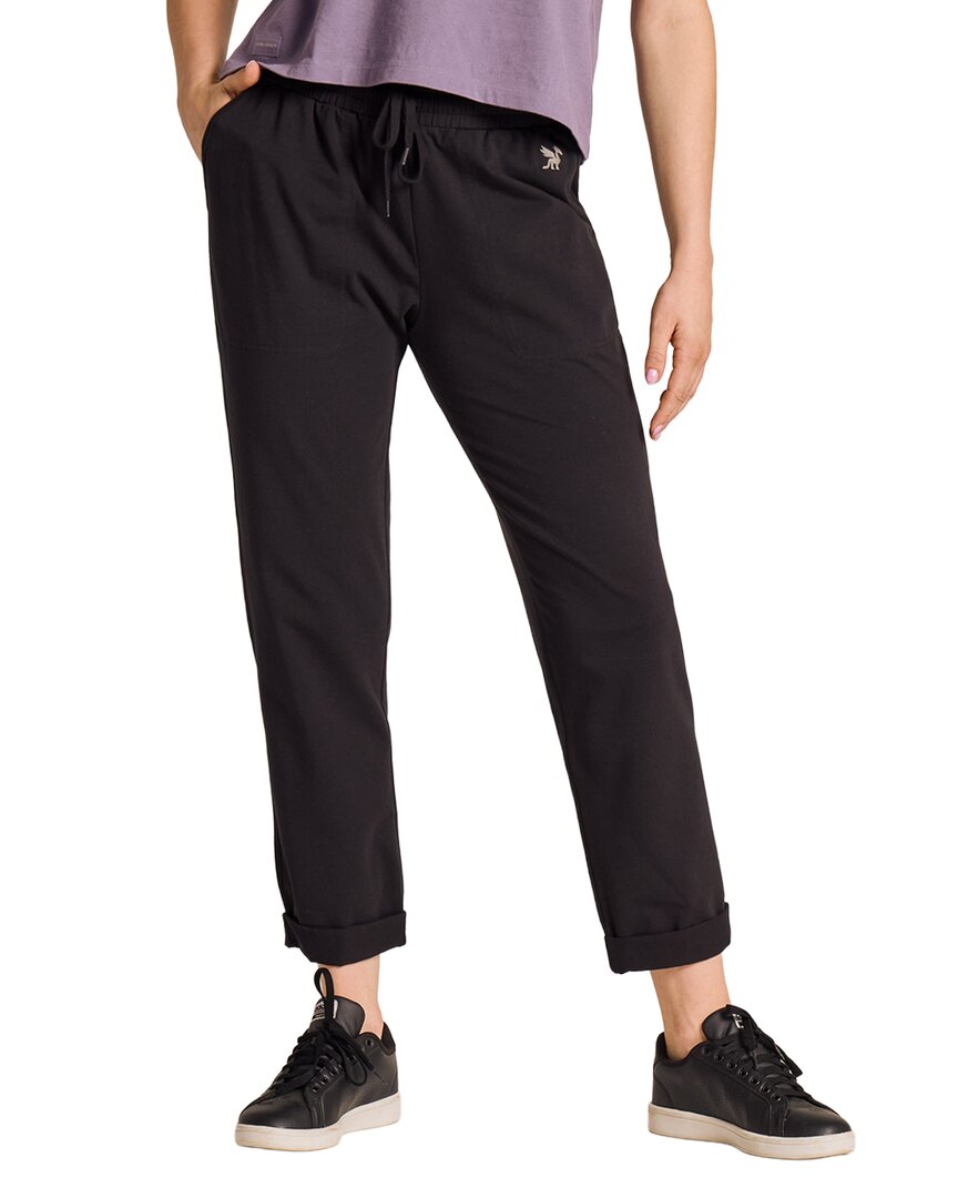 Life Is Good Solid Crusher Flex Pant In True Black In Black