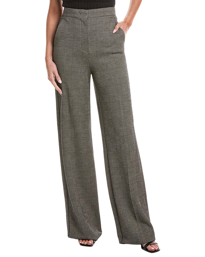 Max Mara Cognac Wool-blend Jersey Trouser In Black