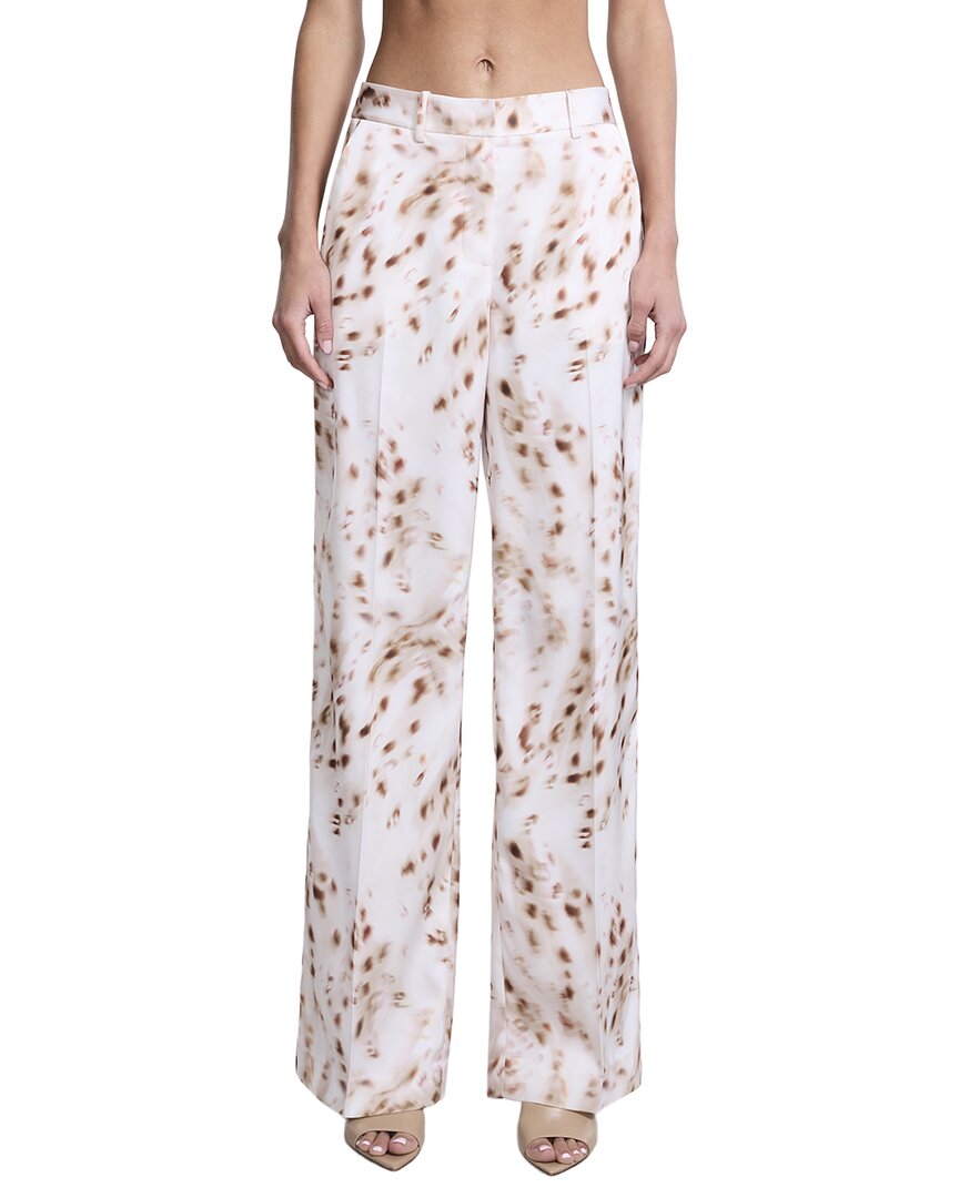 Bcbgmaxazria Animal Print Relaxed Pant In 9248-brown Sugar Animal Print