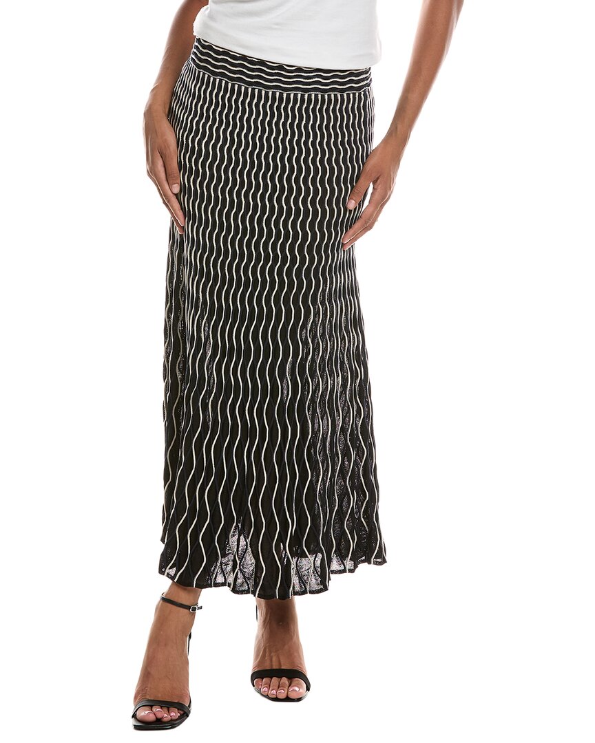 Simkhai Aliza Midi Skirt In Black