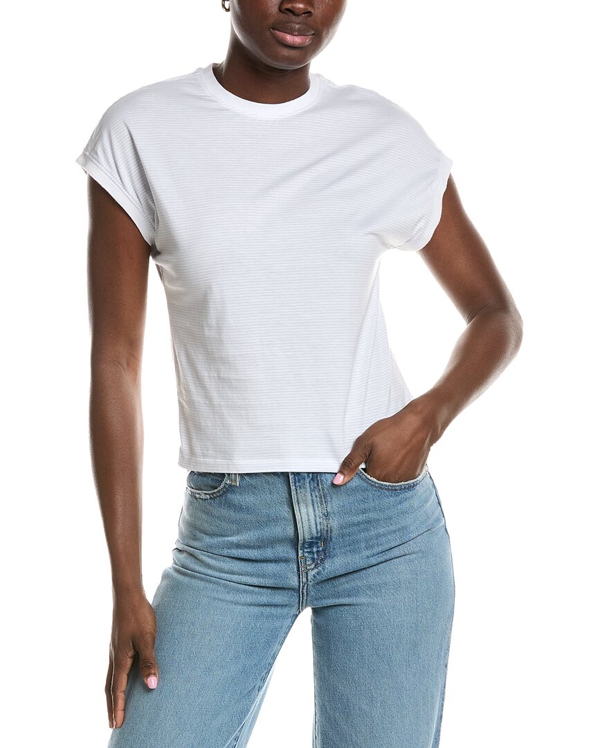 Frame Denim The Muscle T Shirt In White