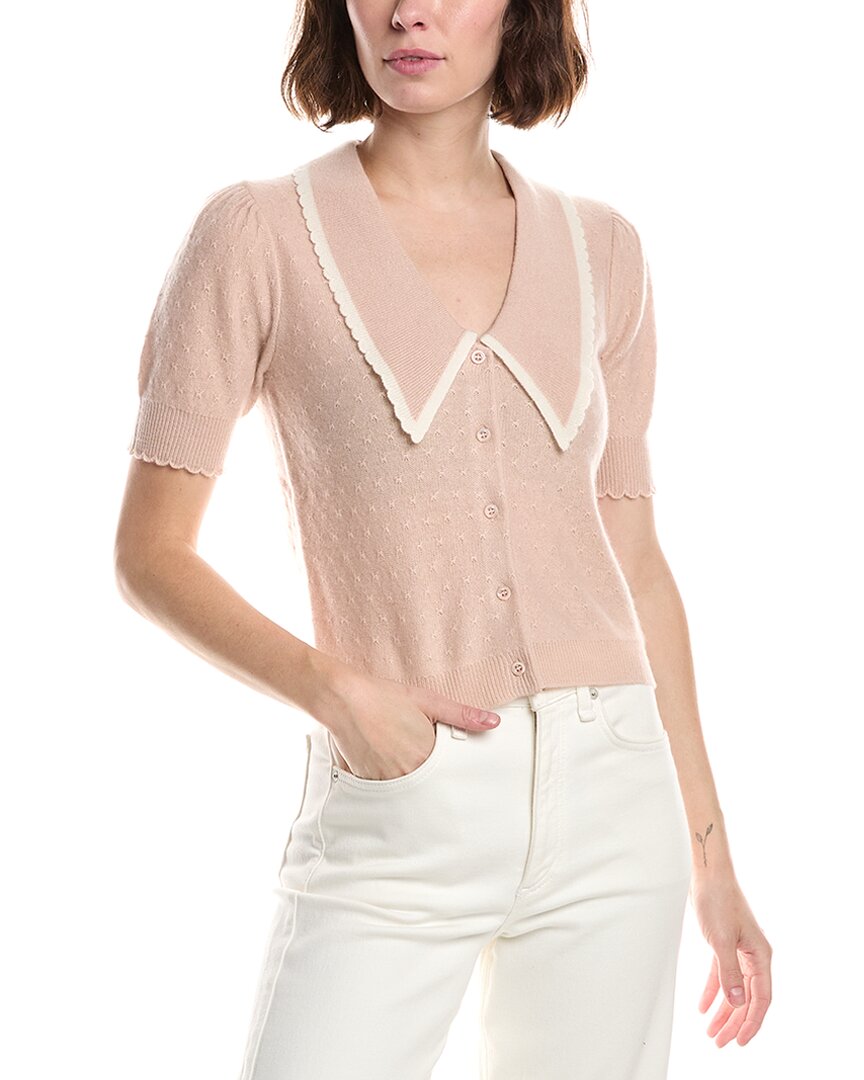 Frame Denim The Cashmere Sailor Sweater In Pink