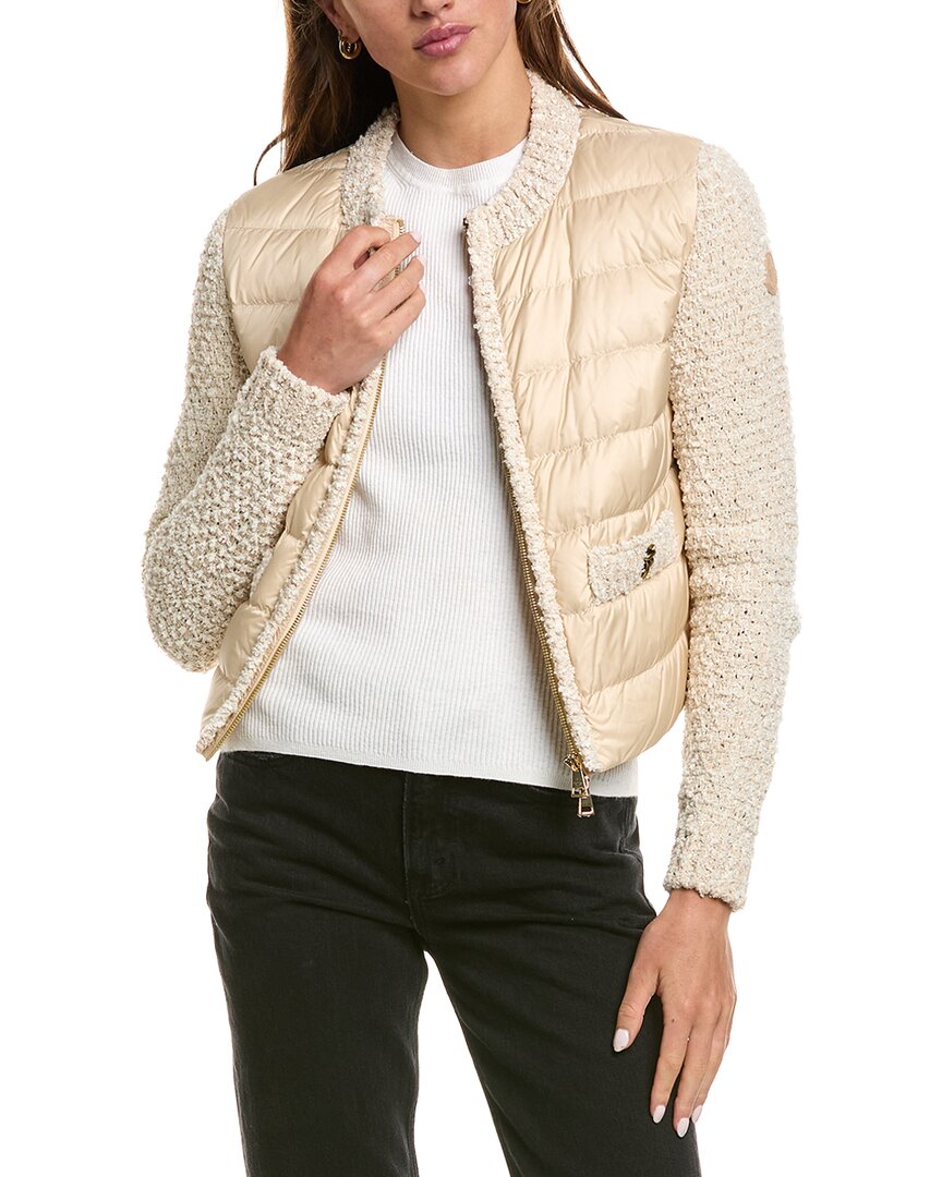 Moncler Cardigan In White