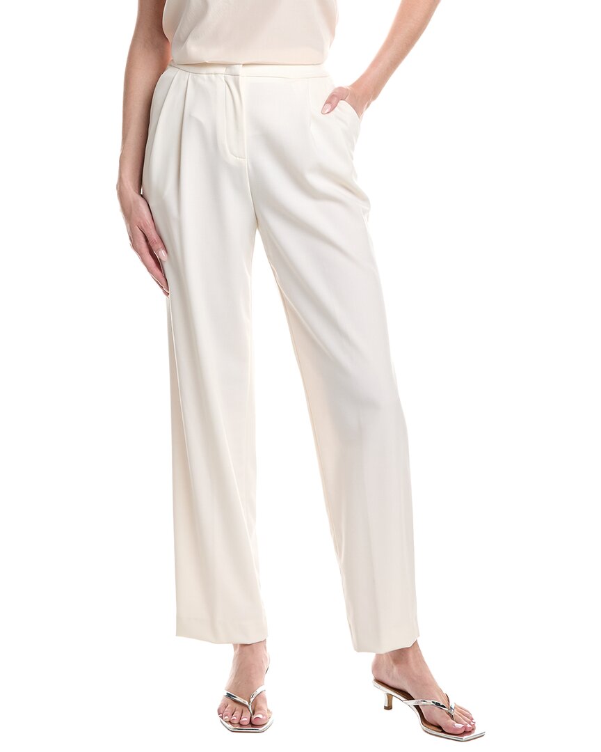 Peserico Wool-blend Pant In White