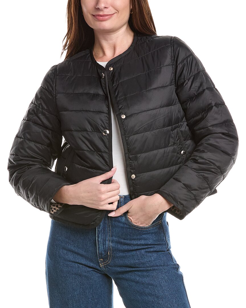 Michael Kors Reversible Quilted Jacket In Black