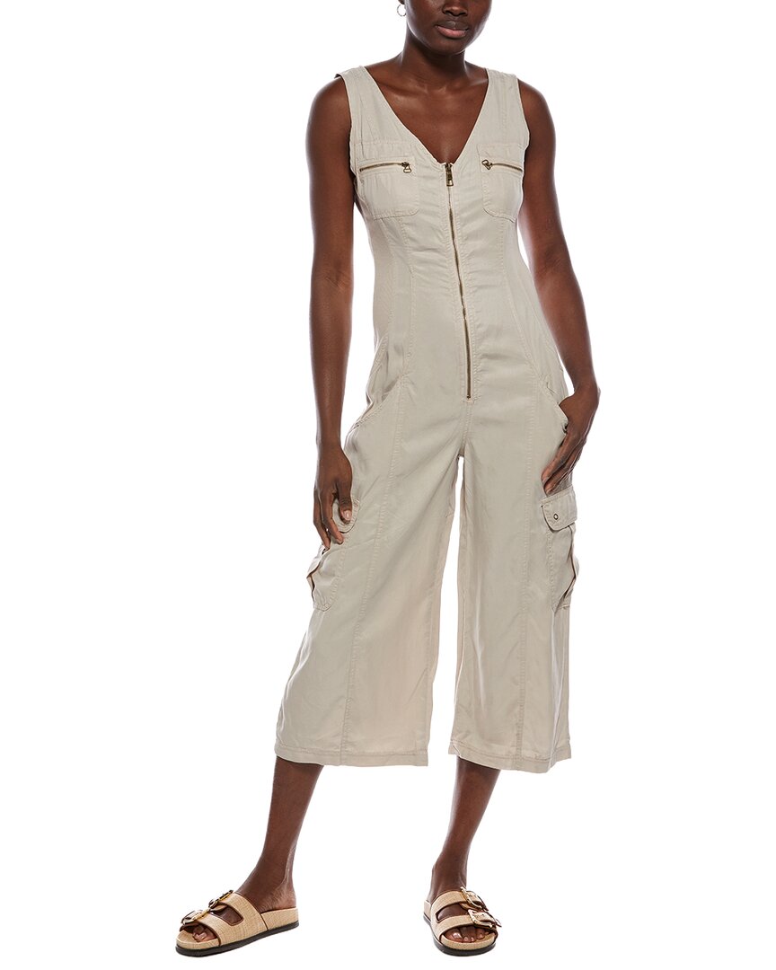 Xcvi Norris Crop Jumpsuit In White