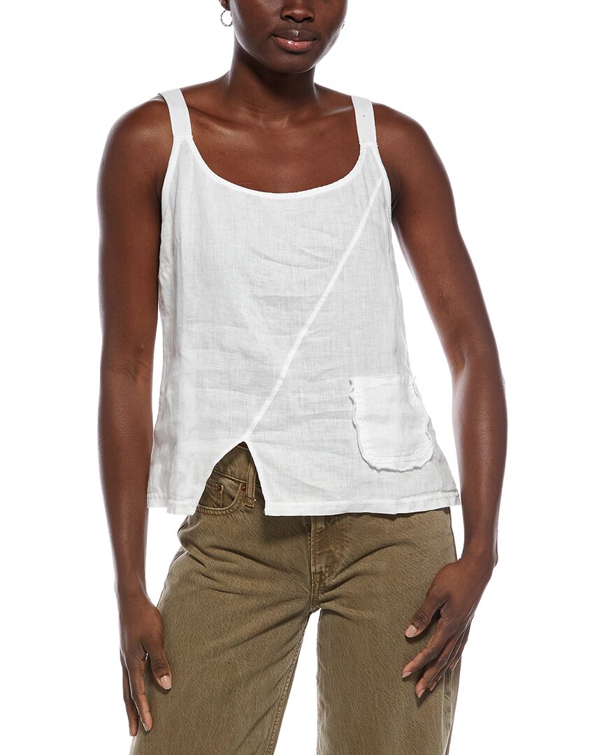 Xcvi Kiesten Linen Tank In White