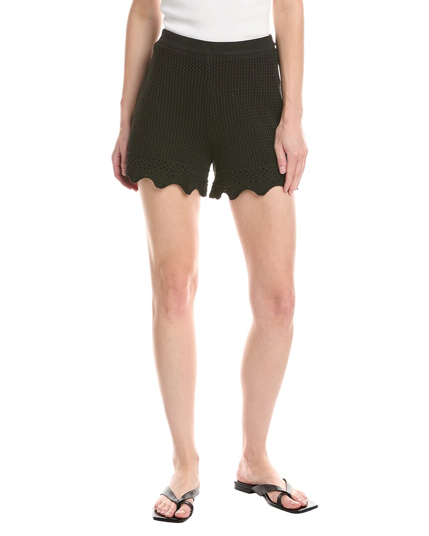 Nvlt Wavy Crotchet Short In Black