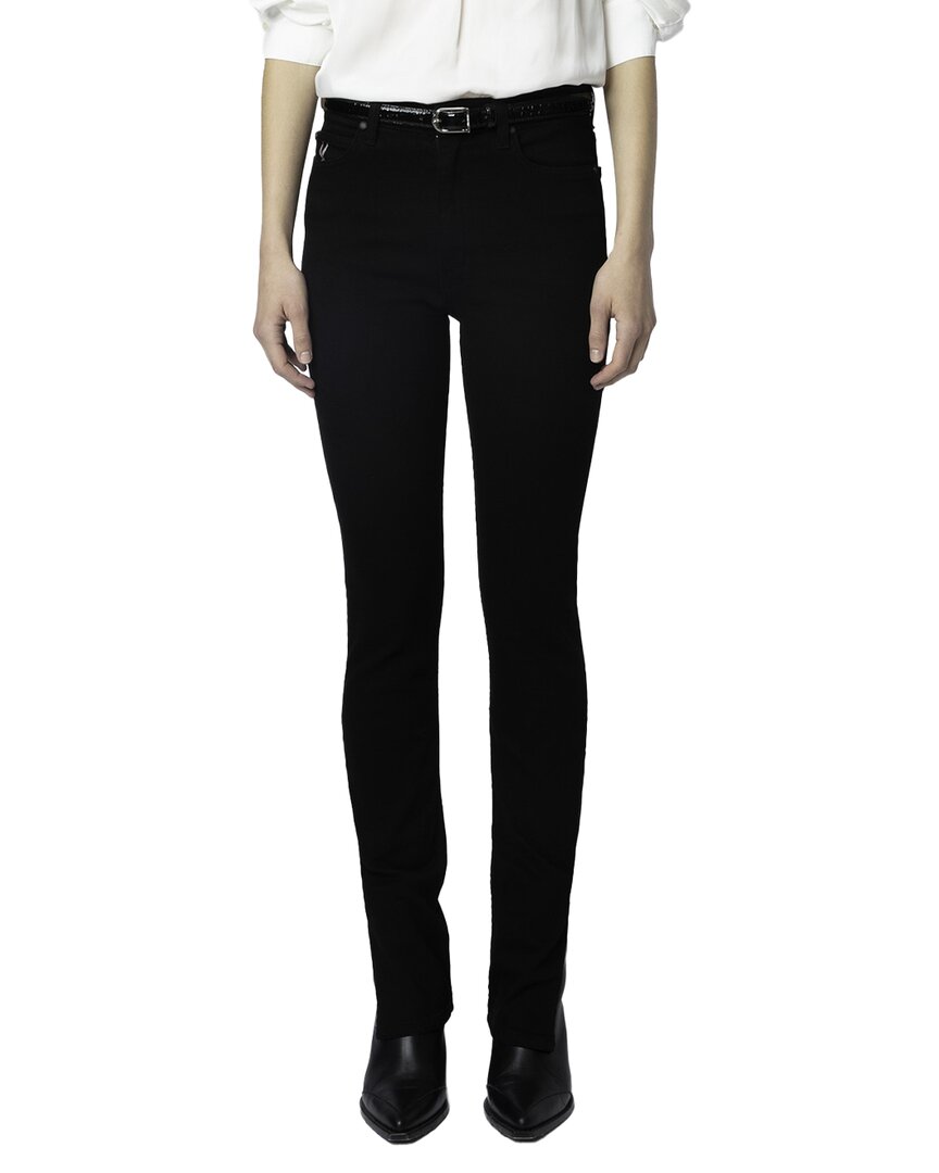 Zadig & Voltaire The Jett Bugs 2023 Skinny Full Jeans In Blue