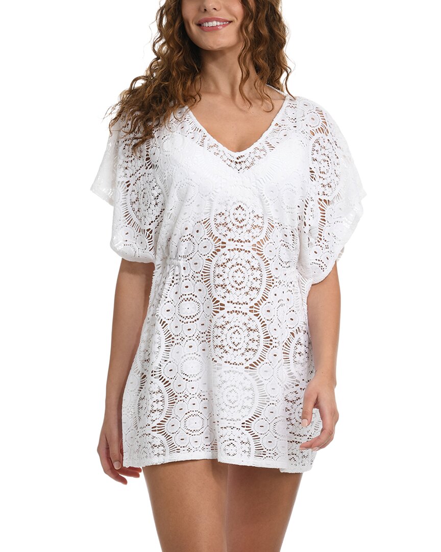 Sunshine 79 Crochet Caftan In White