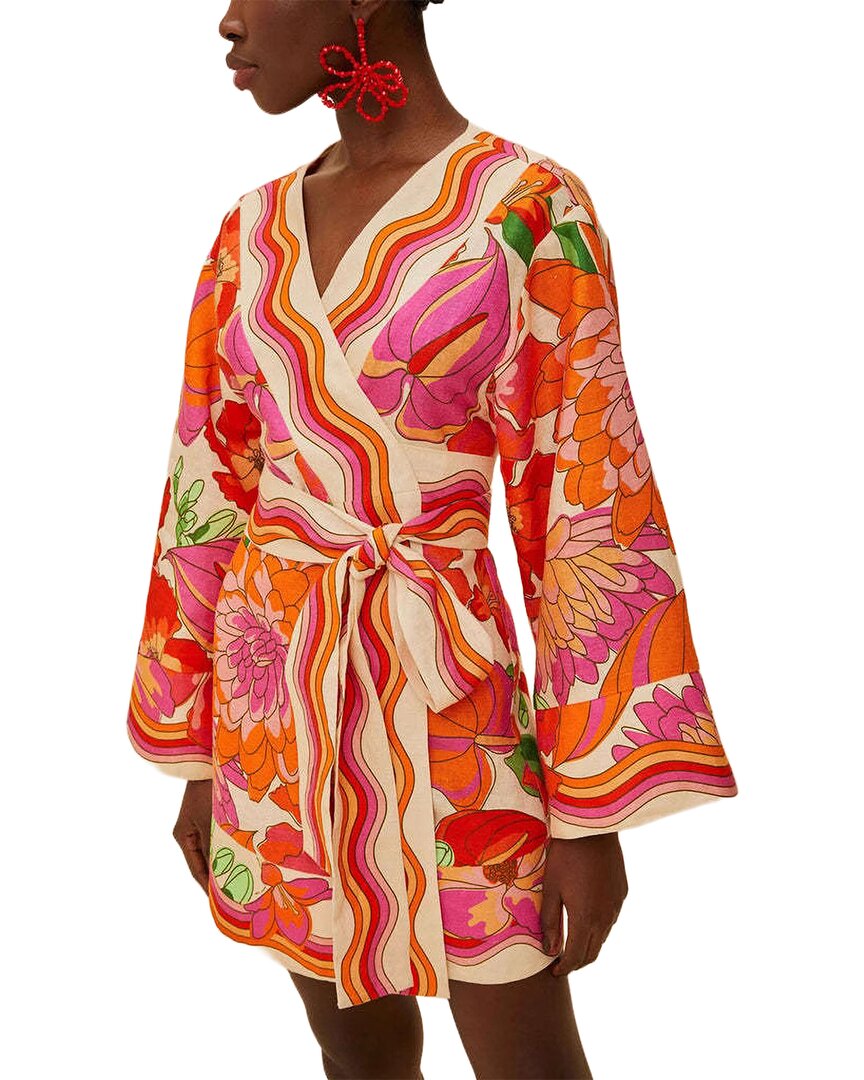 Amina Glam Mini Dress In Multi
