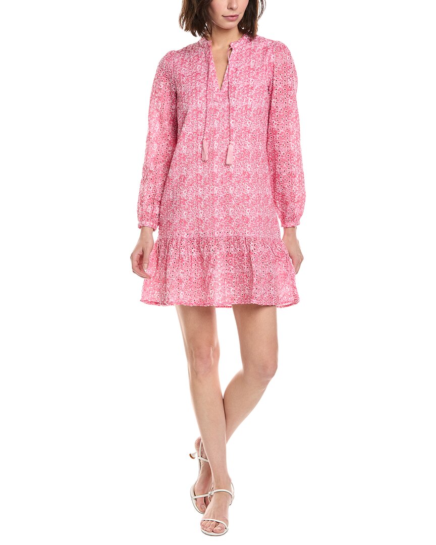 Sail To Sable Ruffle Hem Dress In Multi