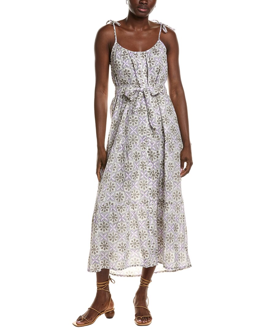 Emerson Fry India Button Front Sundress In White