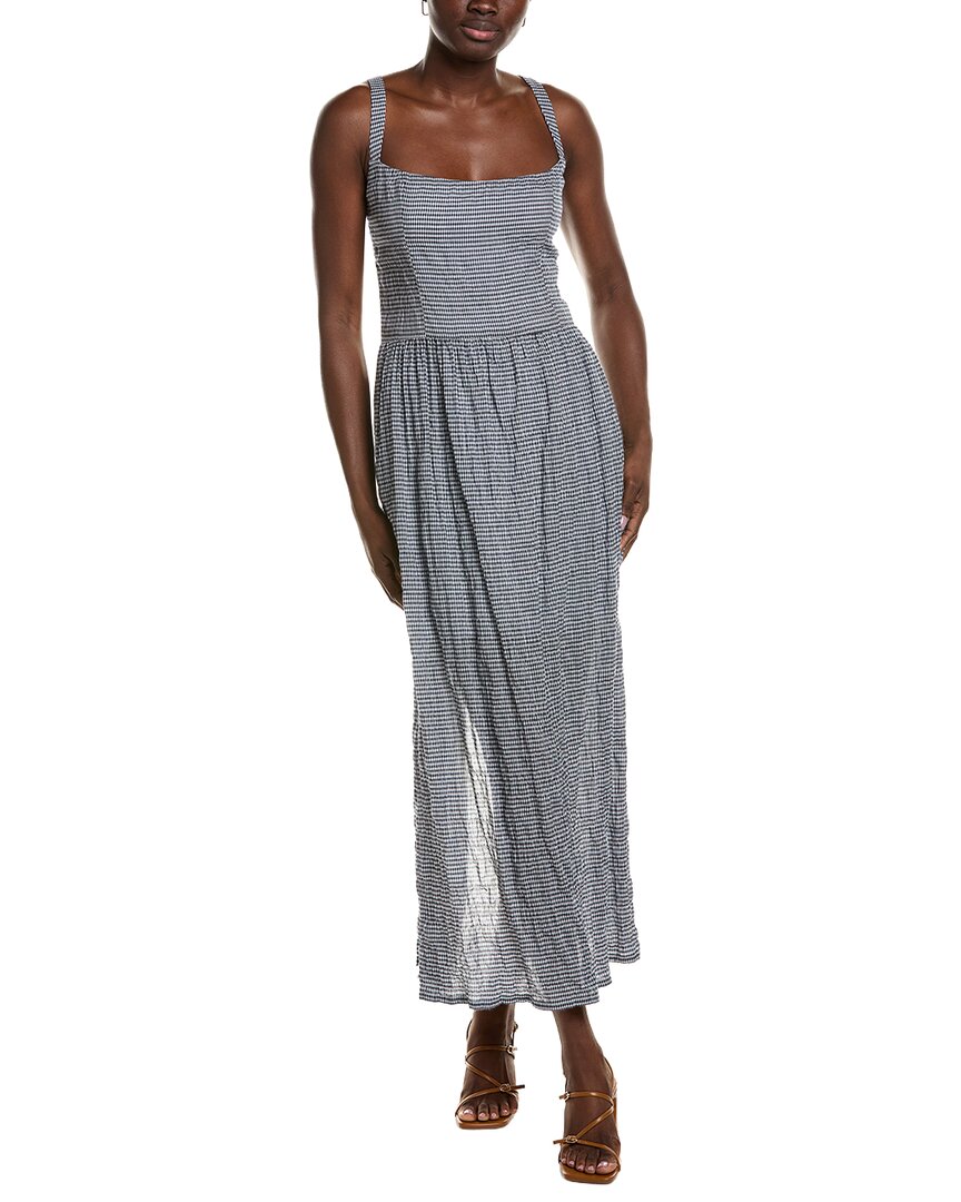 Emerson Fry Jour Maxi Dress In Navy