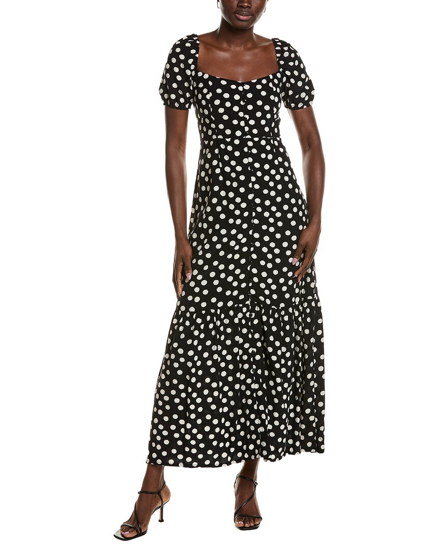 Emerson Fry Luie Linen-blend Maxi Dress In White