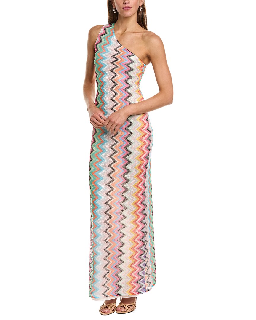 M Missoni Abito Lungo Maniche Maxi Dress