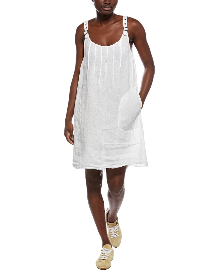 Xcvi Pilar Linen Tank Dress In White
