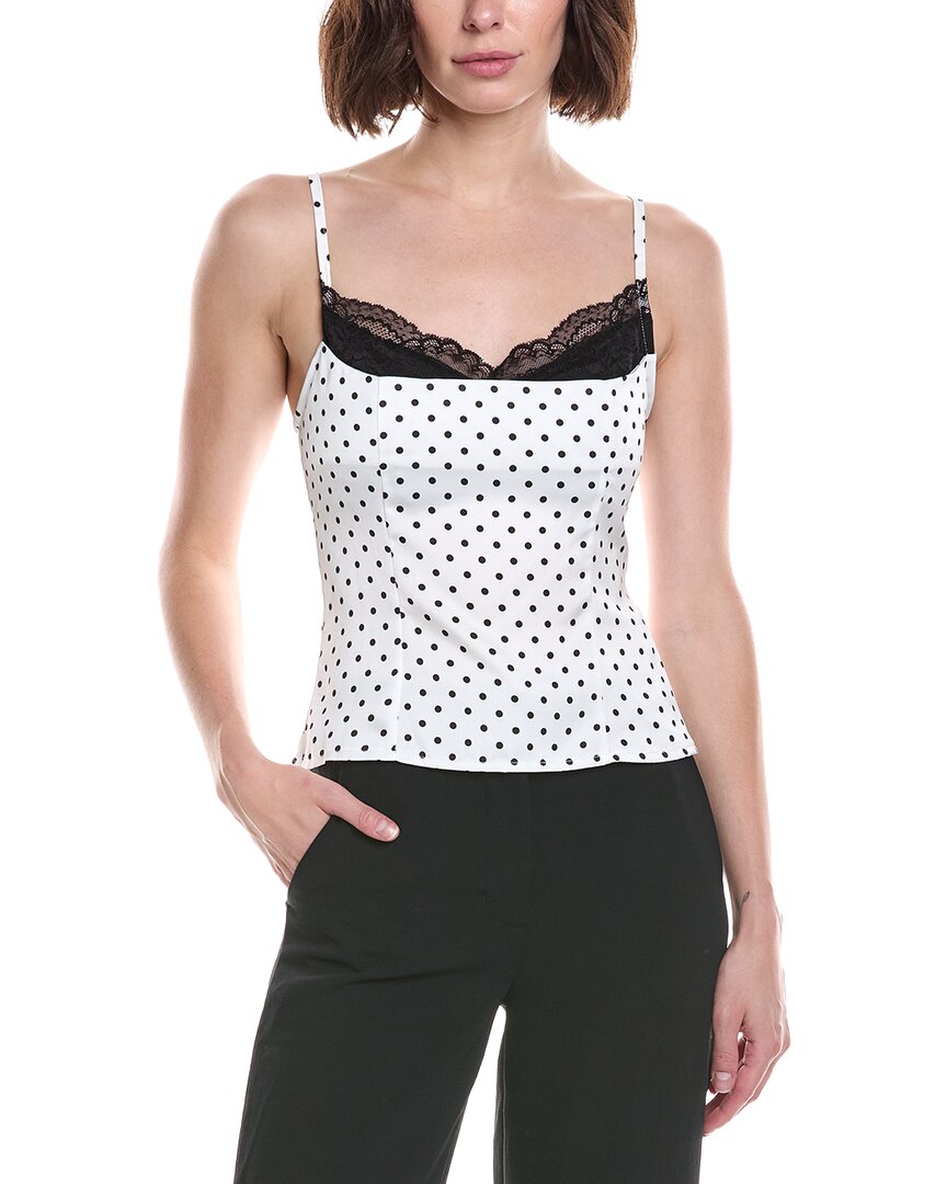 Colette Rose Printed Top In White