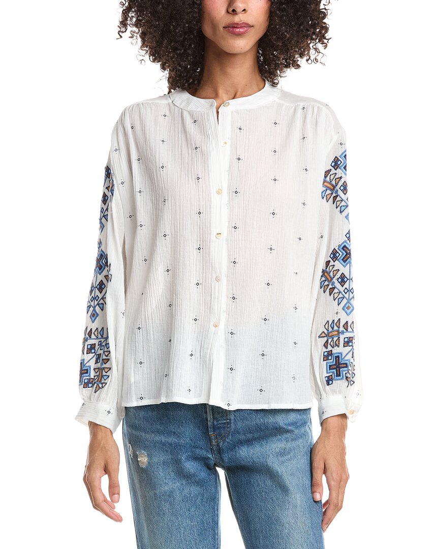 Anna Kay Dorsee Shirt In White