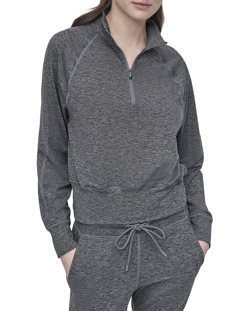 Dkny Pullover Top In Gray