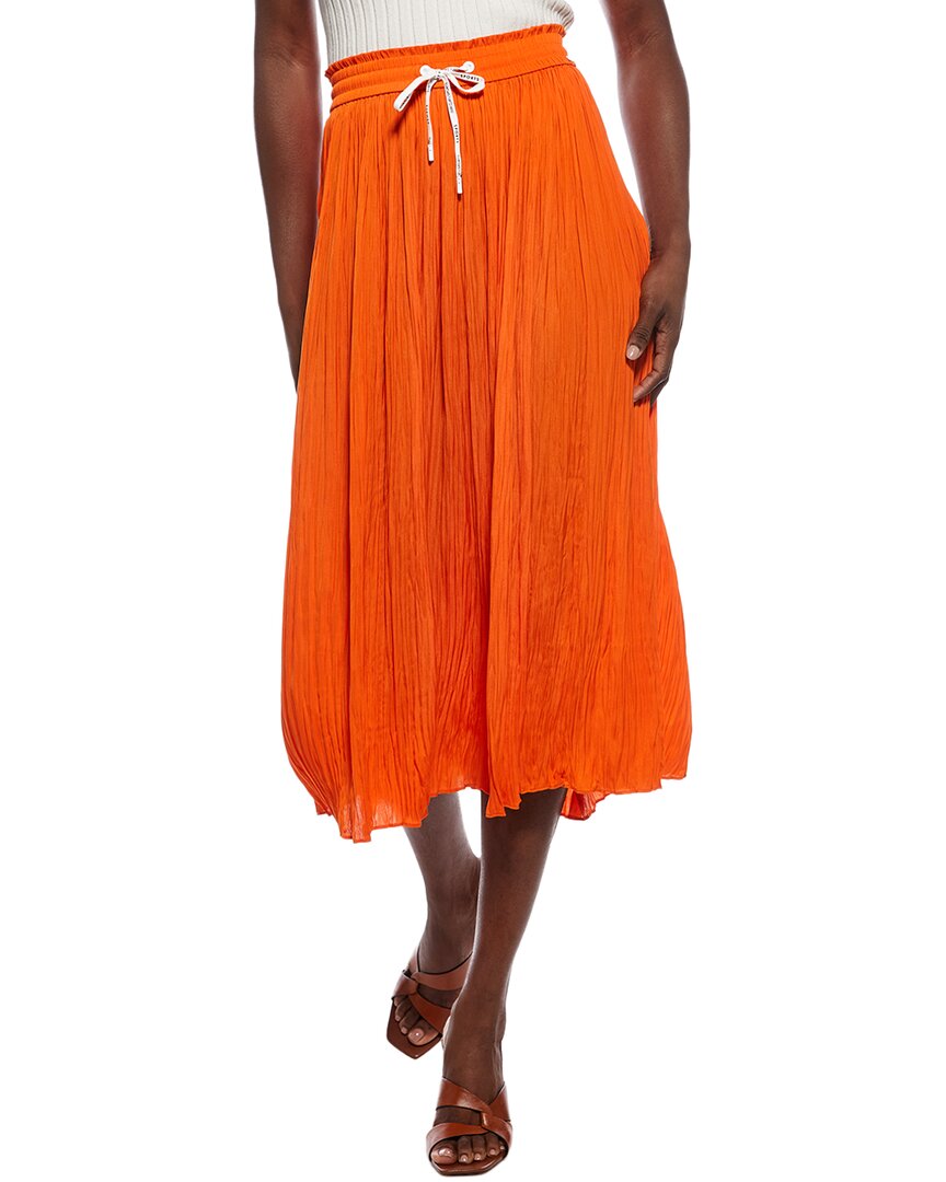 Marc Cain Midi Skirt In Tan